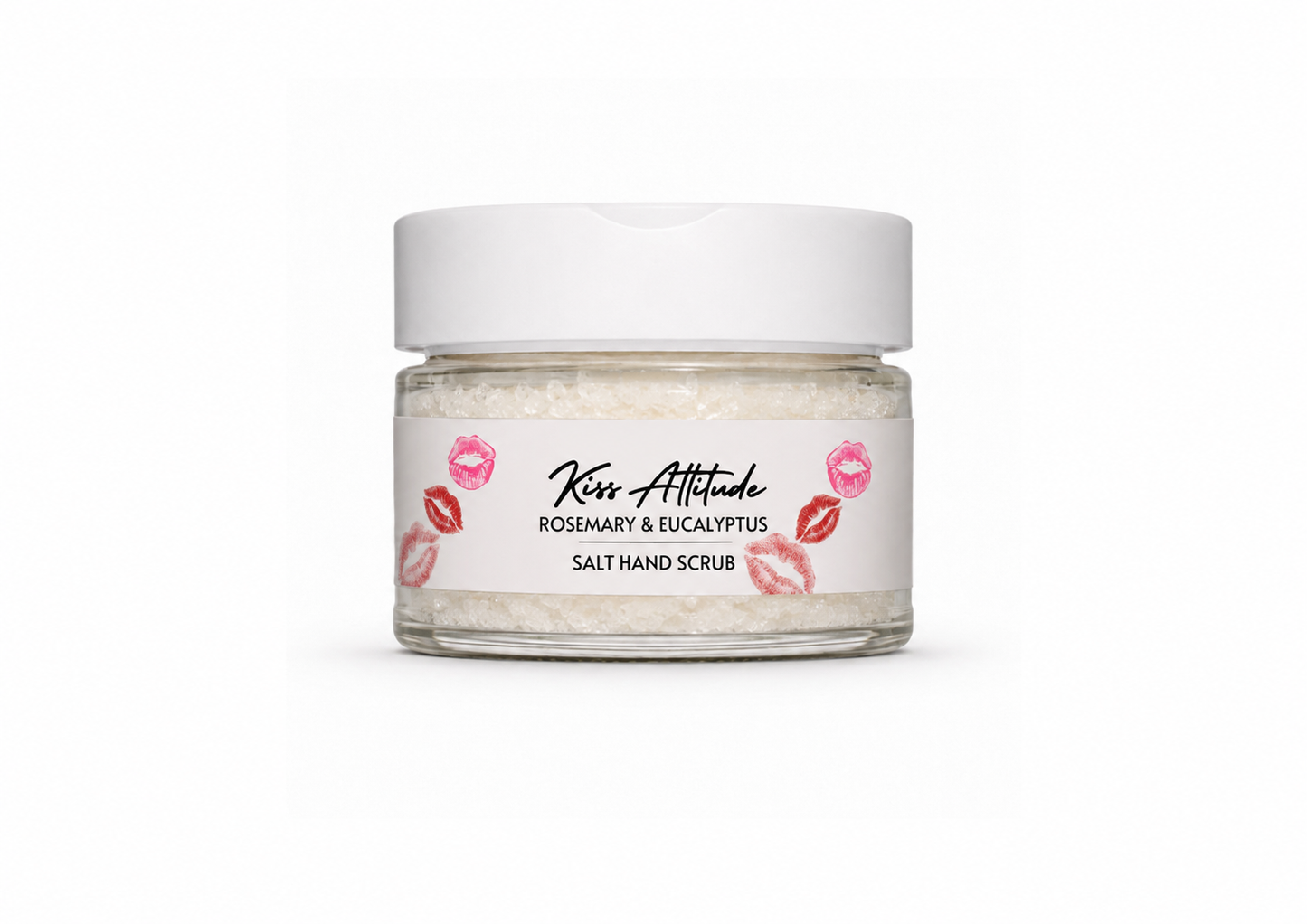 Rosemary & Eucalyptus Salt Hand Scrub | Kiss Attitude