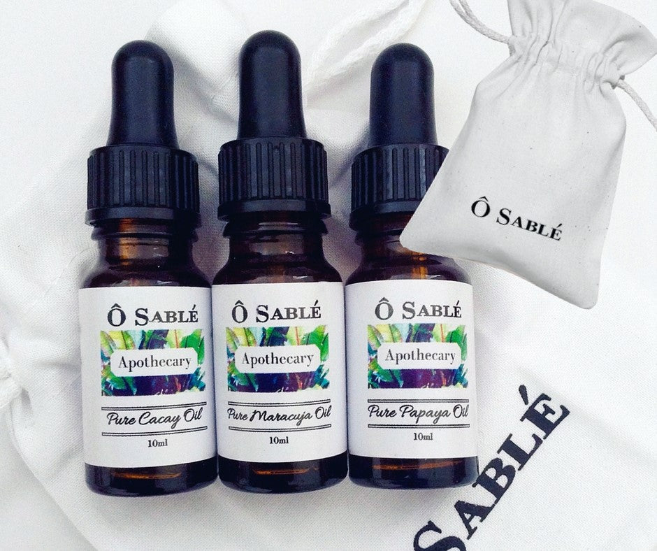 Travel Set of Three Botanical Oils