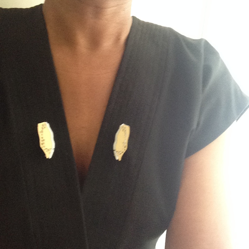 Corporate Jungle - Set of Brooches | Fania B