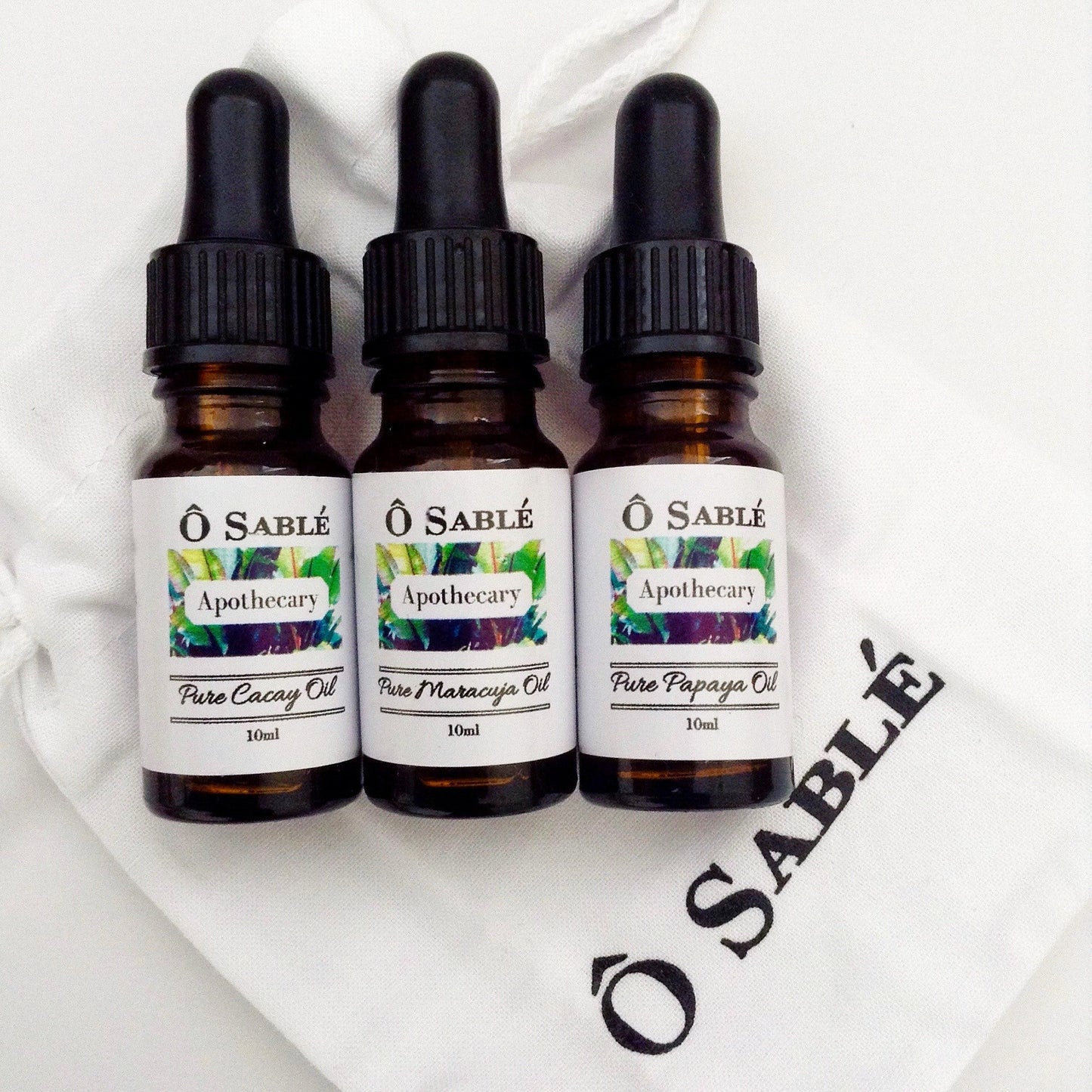 Travel Set of Three Botanical Oils