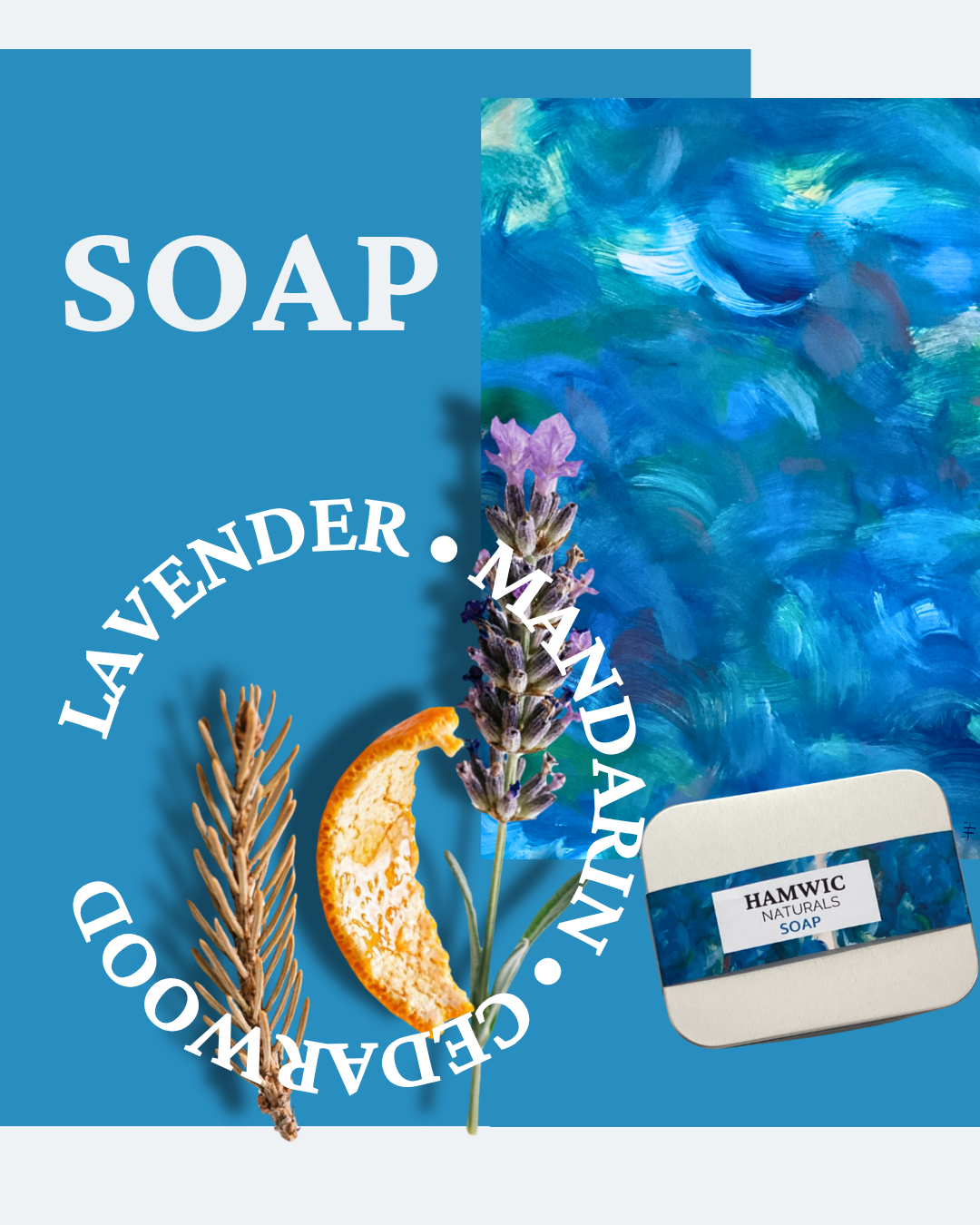 Hamwic Naturals | Lyrical  Blue Soap
