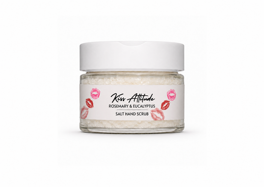 Rosemary & Eucalyptus Salt Hand Scrub | Kiss Attitude